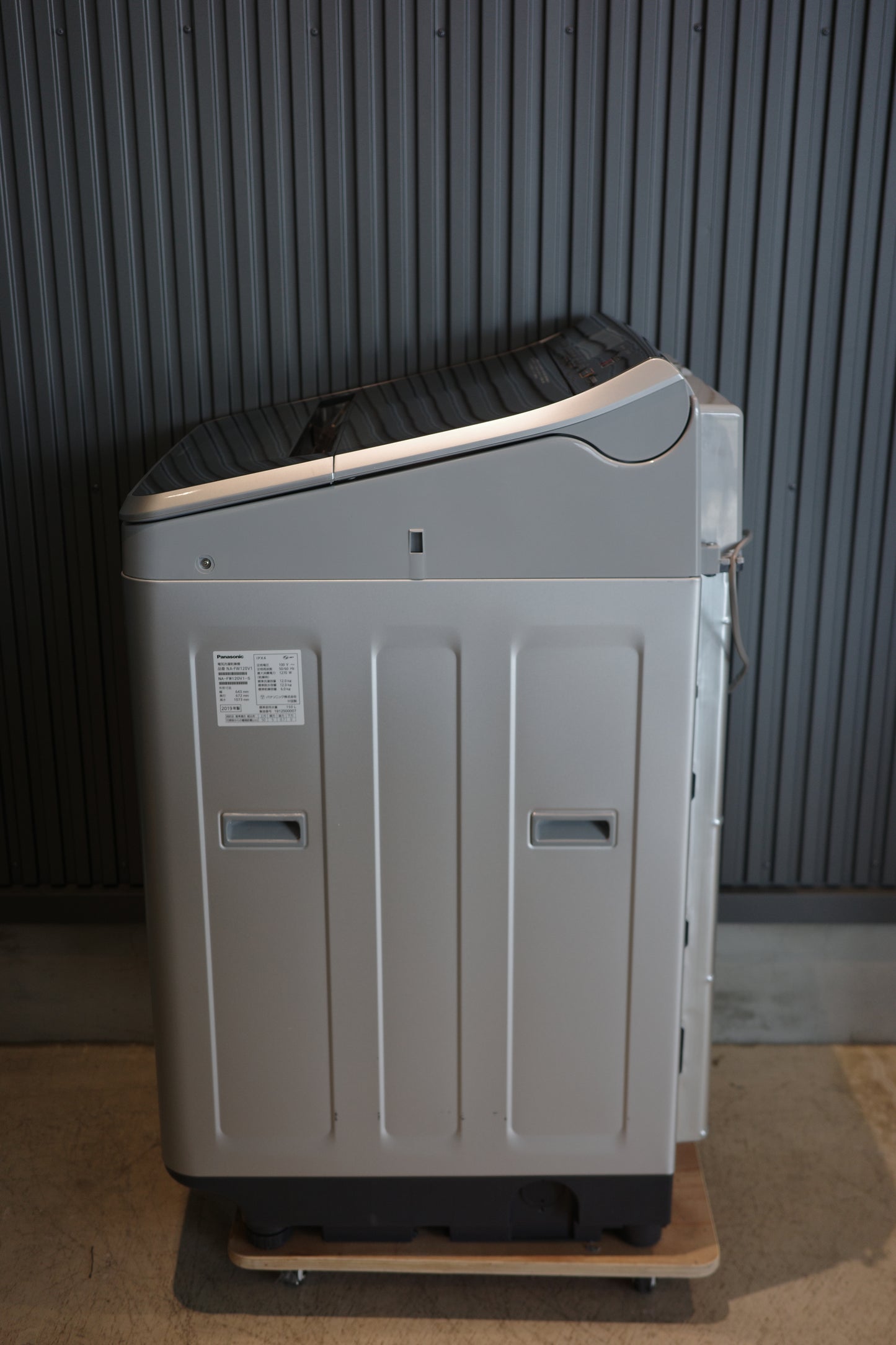 パナソニック/2019年製/12kg/分解洗浄済/全自動洗濯機/NA-FW120V1