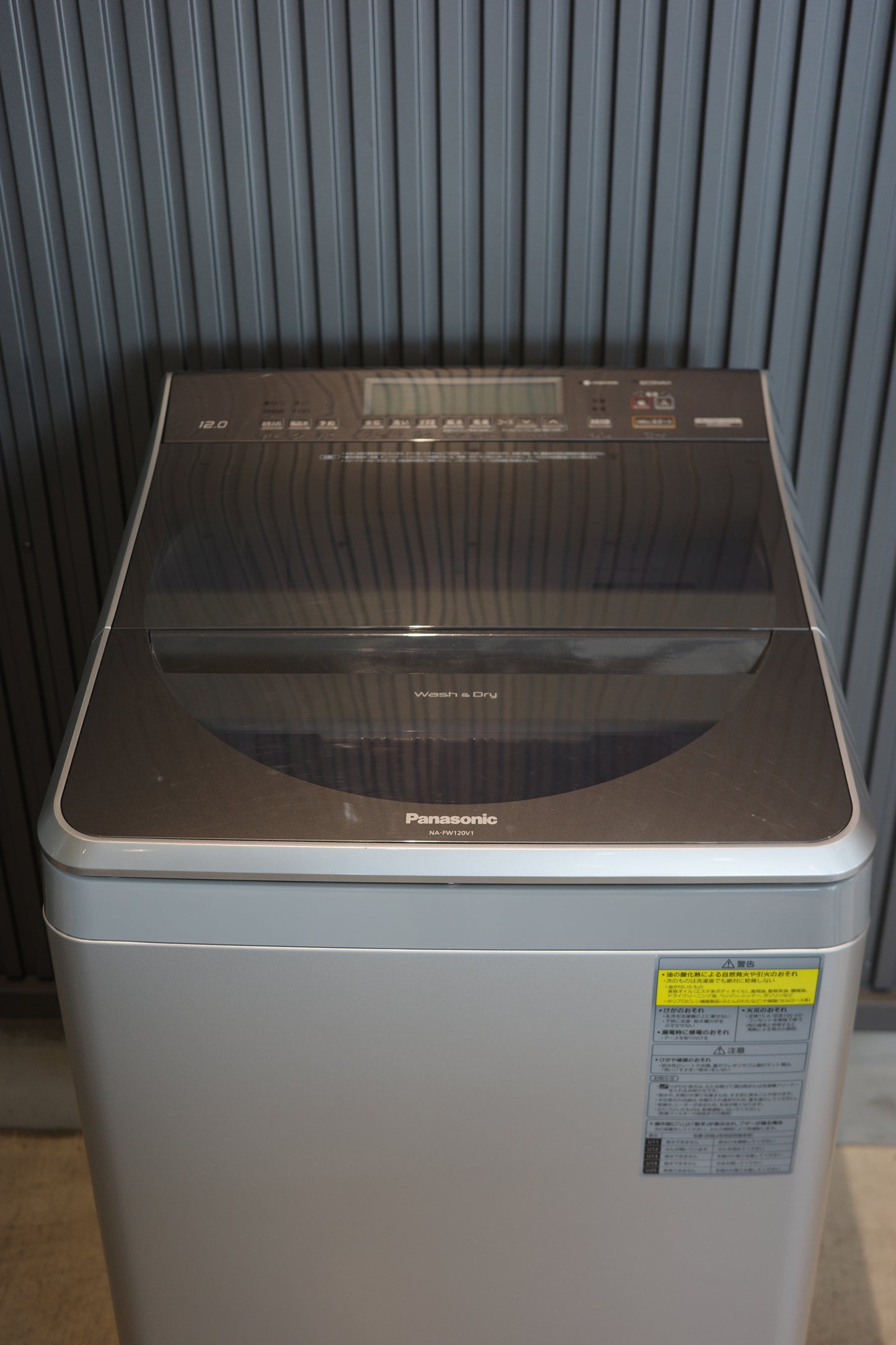 パナソニック/2019年製/12kg/分解洗浄済/全自動洗濯機/NA-FW120V1