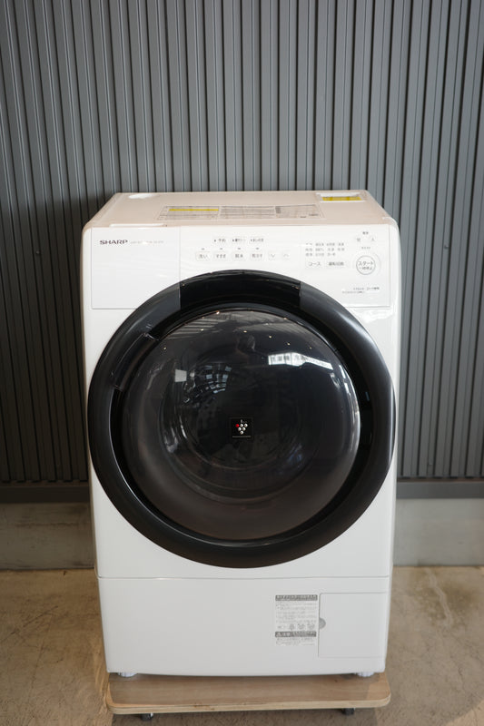 シャープ/2023年製/7kg(乾燥3.5kg)/ドラム式洗濯機/ES-S7H-WR